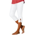 thumbnail image 1 of Atogsazn Capris Jeans for Women Summer Stretchy Slim Fit Denim Cropped Pants Lightweight Pants Trouser White M Fashion, 1 of 9