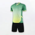 thumbnail image 1 of Atogsazn Children Boys Athletic Set Summer Jogger Short Sleeve Tshirt Shorts Outfit Clothes Trendy 01-Green 8-9 Years, 1 of 5
