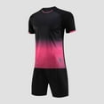 thumbnail image 1 of Atogsazn Children Boys Athletic Set Summer Jogger Short Sleeve Tshirt Shorts Outfit Clothes Trendy 08-Black 6-7 Years, 1 of 5