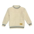 thumbnail image 1 of Atogsazn Children's Boy Knitted Cotton Sweater Kids Long Sleeve Pullover Sweaters Soft Warm Clothes 01-Beige 3-4 Years Fashion, 1 of 6