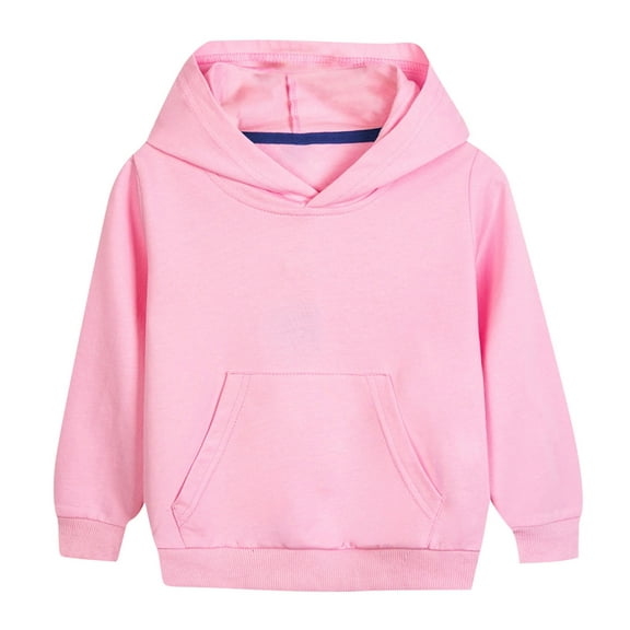 Atogsazn Children's Boys Hoodies Kids Long Sleeve Hooded Sweatshirts Pullover Fall Winter Clothes Outfit 02-Pink 2-3 Years