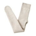 thumbnail image 1 of Atogsazn Children's Girls Fleece Lined Tights Kids Winter Soft Stretch Pants Warm Solid Color Tights Beige 6 Years, 1 of 7