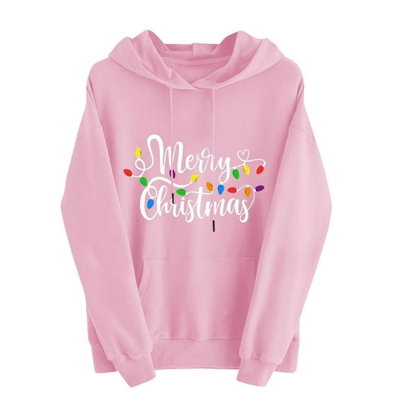 LEKDFST Teen Girls Womens Dinosaur Hoodies Casual Loose Color Block Dino Hooded Sweatshirt Long Sleeve Cute Pullover Tops Pink S