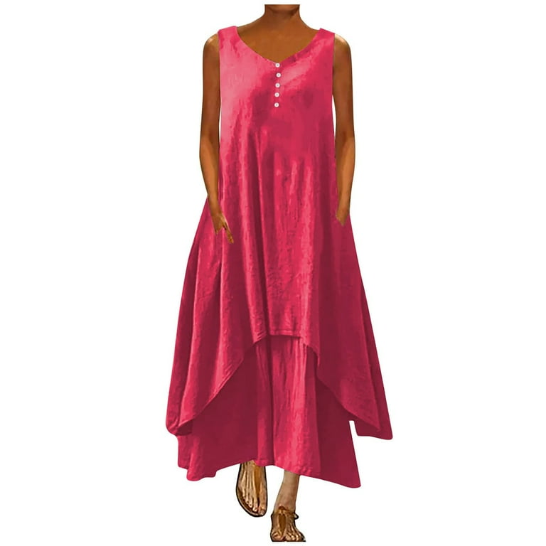 chinese dress ladies Carve Designs Women's Lark Linen Dress main image 1
