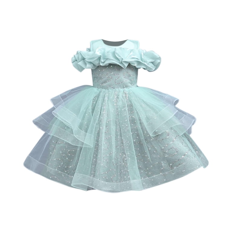 girls embroidered formal wear dresses Enchanted Bloom Ivory Embroidered Flower Girl Dress