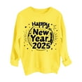 Atogsazn Happy New Year Sweatshirt for Women Crewneck Long Sleeve