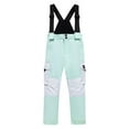 thumbnail image 1 of Atogsazn Kids Boys Baggy Ski Pants Children Snow Windproof Insulated Overalls Pants Outdoor Snowboard Pant A-Green 12-14 Years, 1 of 4