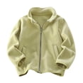 thumbnail image 1 of Atogsazn Kids Boys Fleece Sweatshirts Full Zipper Long Sleeve Athletic Sweatshirt Fall Winter Track Suit Outfit 03-Green 12-13 Years, 1 of 4