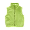 thumbnail image 1 of Atogsazn Kids Boys Fleece Tank Tops Full Zip Sherpa Sleeve Vest Jacket Winter Warm Coat Clothes Outerwear Bronze 9-10Years Fashion, 1 of 5