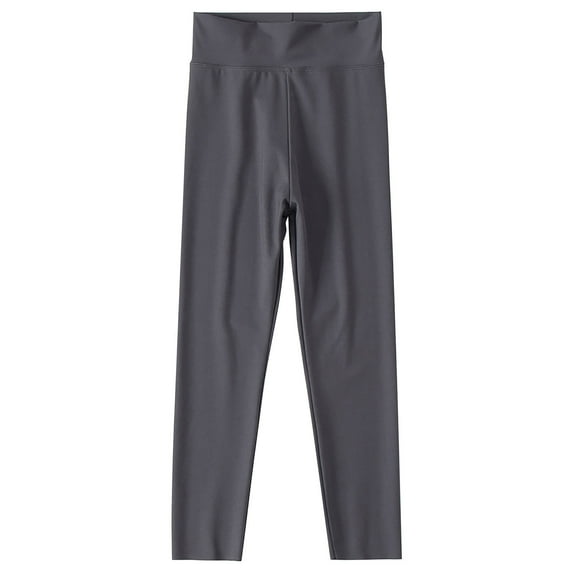 Atogsazn Kids Boys Girls Legging Pants Children Athletic Yoga Gym High Waist Pants Clothes Fashion Gray 4-5 Years