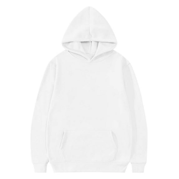 Atogsazn Kids Boys Oversized Hoodies Athletic Loose Hooded Sweatshirts Loose Outfit Long Sleeve Tops Fall Clothes White 9-10Years