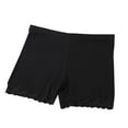 thumbnail image 1 of Atogsazn Kids Girl Summer Lace Shorts Children Casual Elastic Waisr Short Pant Fashion Athletic Clothes 03-Black 11-12 Years, 1 of 6