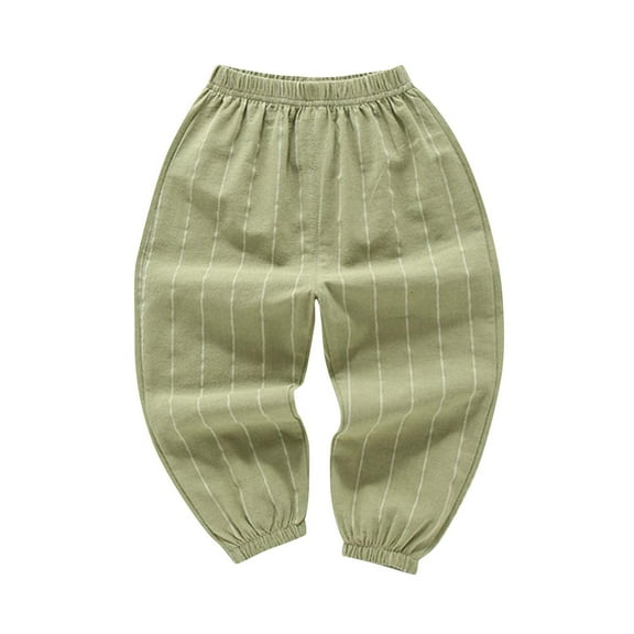 Atogsazn Little Boys Sweatpants Kids Casual Cotton Athletic Spring Fall Pants Fashiong Clothes 02-Green 4-6 Years