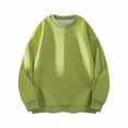 thumbnail image 1 of Atogsazn Men's Oversized Sweatshirt Casual Long Sleeve Pullover Sweatshirts Athletic Running Blouse Tops Outfit 02-Green S Fashion, 1 of 4