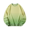 thumbnail image 1 of Atogsazn Men's Oversized Sweatshirt Casual Long Sleeve Pullover Sweatshirts Crew Neck Jogger Tops Outerwear 04-Green L Fashion, 1 of 4