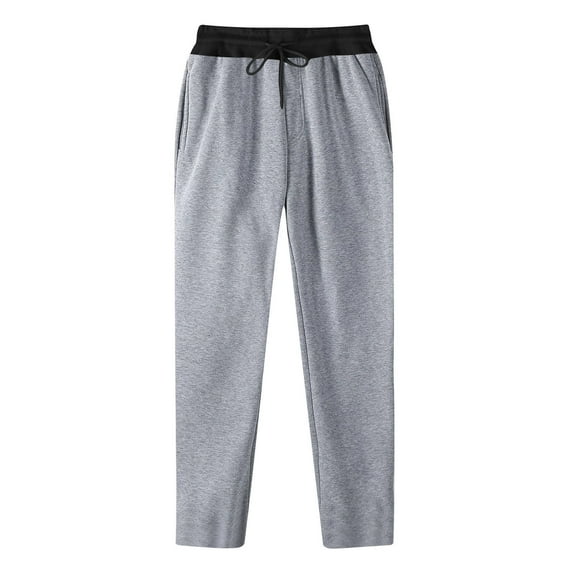 Atogsazn Mens Casual Jogger Pants Loose Athletic Elastic Waist Drawstring Sweatpants Gym Running Pants Trousers Gray L Fashion