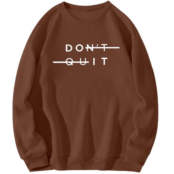 Atogsazn Mens Oversized Cotton Sweatshirt Casual Loose Long Sleeve Sweatshirts Pullover Crewneck Shirt Tops T-shirt Coffee L Fashion