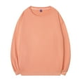 thumbnail image 1 of Atogsazn Mens Oversized Sweatshirt Casual Long Sleeve Pullover Sweatshirts Relaxed Fit Tops Crew Neck Blouse 01-Orange XXXL Fashion, 1 of 6