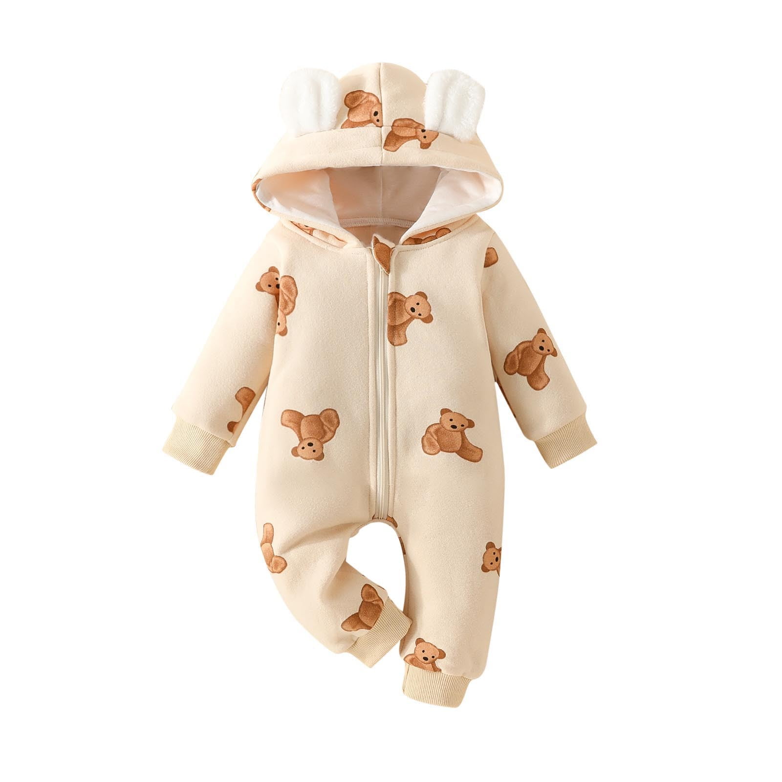 Beautiful Romper For Newborn Baby Boy In Fleece Stuff main image 1