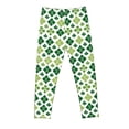 thumbnail image 1 of Atogsazn St. Patrick's Day Leggings for Girl Kids Casual Printed Stretchy Slim Leg Pant Fashion Yoga Clothes 09-Green 6-7 Years on Clearance, 1 of 1