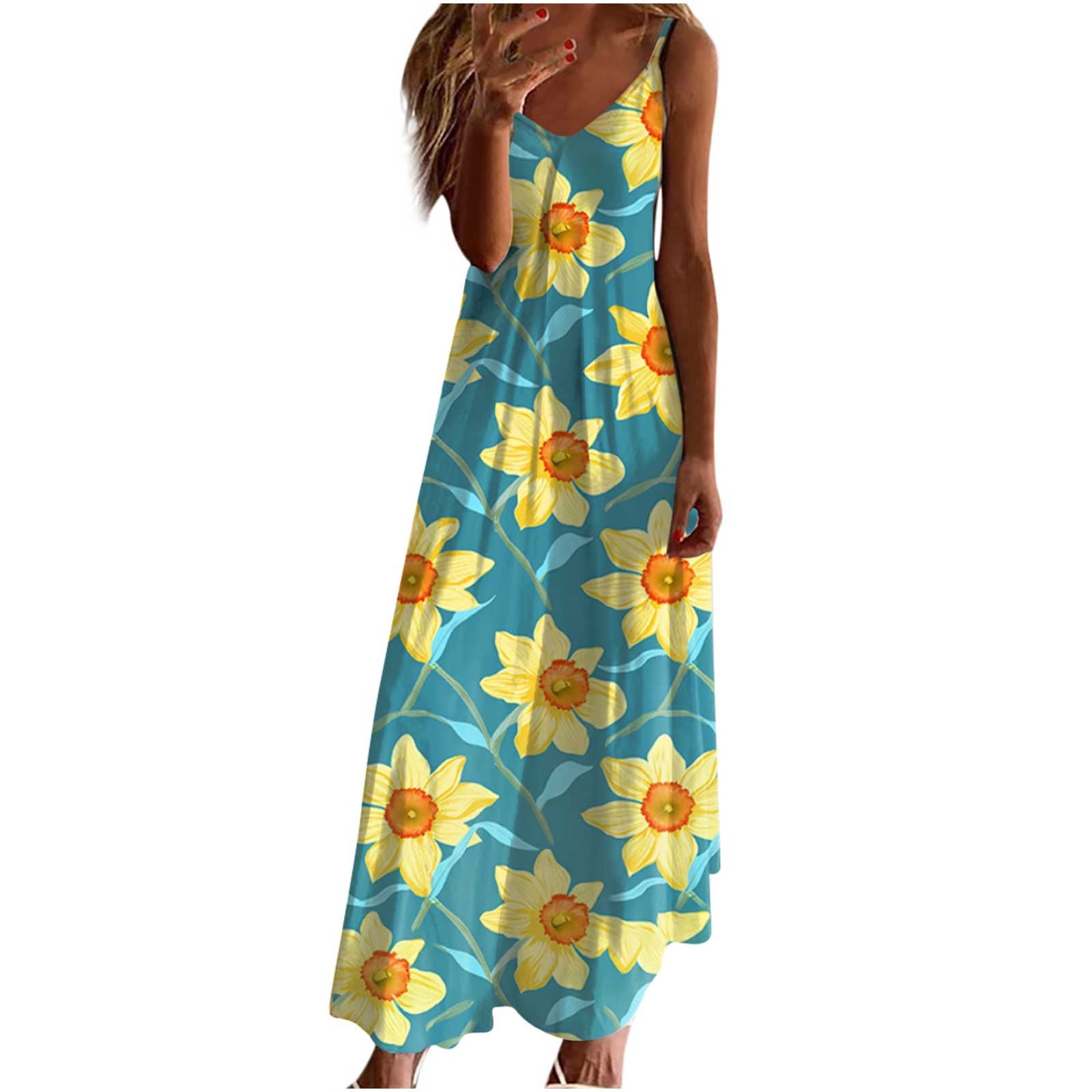 maxi a-line dress Line and Dot: Emberly Maxi Dress