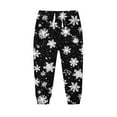thumbnail image 1 of Atogsazn Toddler Boys Christmas Sweatpant Kids Casual Drawstring Jogger Pants Fall Winter Clothes Outfit Black 3-4Years Fashion, 1 of 3