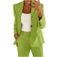thumbnail image 1 of Atogsazn Women's Blazer Jacket Casual Cardigan Long Sleeve Jacket Business Suit Workout Clothing Office Tops Green L Fashion, 1 of 5