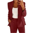 thumbnail image 1 of Atogsazn Women's Blazer Jacket Casual Cardigan Long Sleeve Jacket Business Suit Workout Clothing Office Tops Hot Pink XXL Fashion, 1 of 5