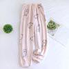 thumbnail image 1 of Atogsazn Women's Fuzzy Pajamas Pants Fleece Loose Fit Winter Warm Pjs Pant Cute Printed Thick Trousers Clothes 01-Pink M Fashion, 1 of 4