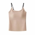 thumbnail image 1 of Atogsazn Women's Summer Tank Tops Athletic Adjustable Vest for Women Sleeveless Camisole Basic Tunic Tops Outfit 01-Khaki M Fashion, 1 of 4