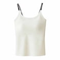 thumbnail image 1 of Atogsazn Women's Summer Tank Tops Athletic Adjustable Vest for Women Sleeveless Camisole Basic Tunic Tops Outfit 01-White XXXL Fashion, 1 of 8