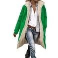 thumbnail image 1 of Atogsazn Womens Sherpa Lined Jacket Fleece Zip Up Long Sleeve Hooded Coat Winter Thick Winter Tops Clothes 02-Green XXL Fashion, 1 of 6