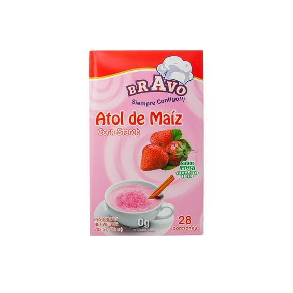 Strawberry Flavored Starch  Bravo Foods | For Atoles and Desserts