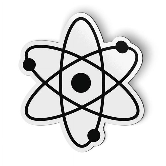 Atom Black - 5.5" Magnet for Car Locker Refrigerator