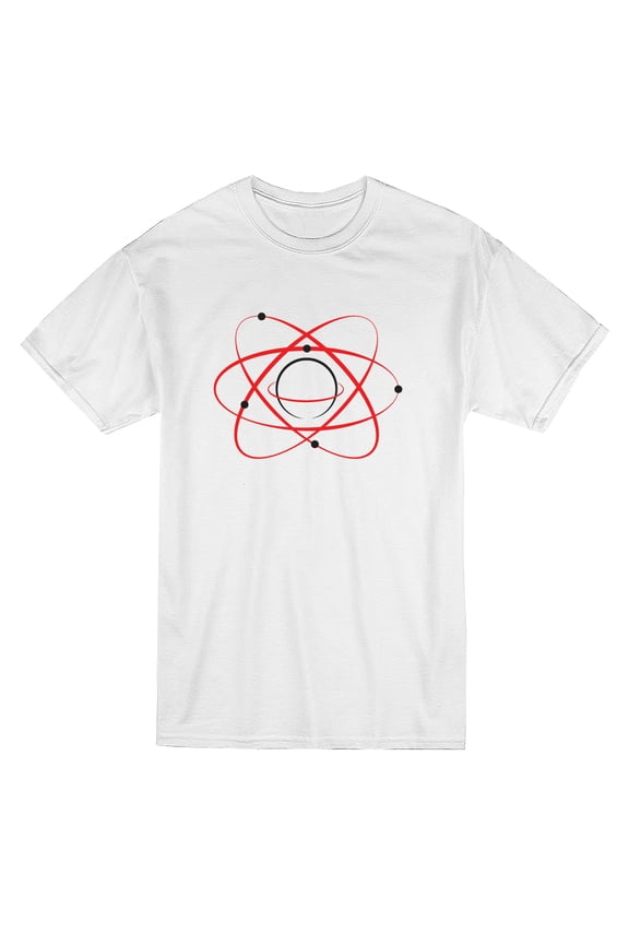 Atom Graphic Men White T-Shirt, Male Medium