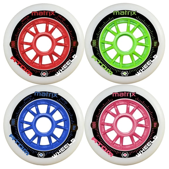 Atom Inline Outdoor Wheels - Matrix (Sold Individually)
