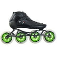 thumbnail image 1 of Atom Luigino Strut 4 Wheels Inline Skate Package (Matrix 100mm, 14 (13 Men's), Black, ABEC 7), 1 of 2