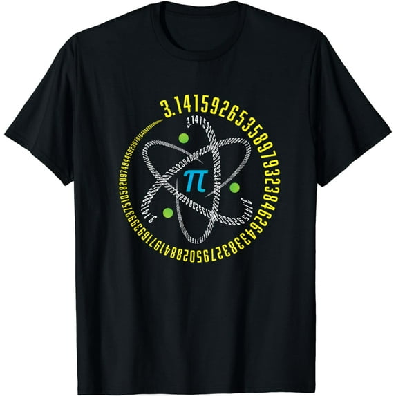 Atom Pi Math Science STEM Gift 3.14 Pi Day T-Shirt