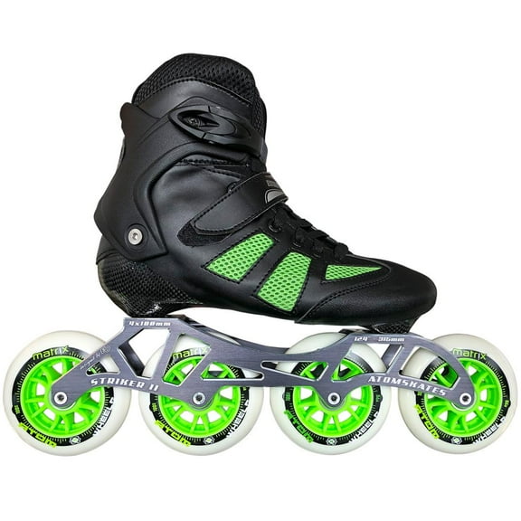 Atom Pro Fitness 4x100 Outdoor Inline Skate Package
