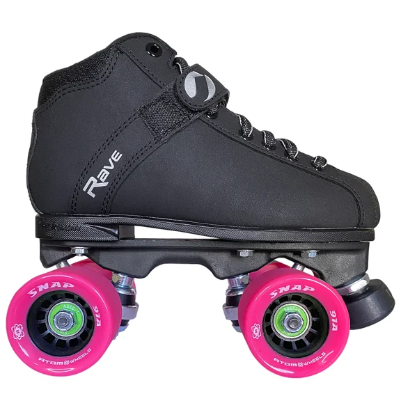 Atom Quad Indoor Roller Skates - Rave Nylon Men's Indoor Package