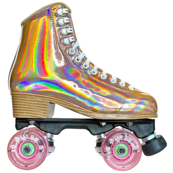 Atom Quad Outdoor Roller Skates - Evo Nylon Women's Outdoor Package (Honey Gold)