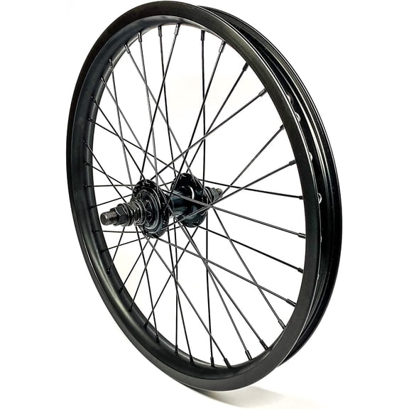 Atom Series 20-Inch BMX Wheel - Black (Rear 14mm Axle)