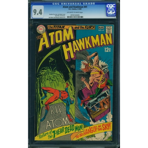Atom and Hawkman #41 - CGC 9.4 Comic Book