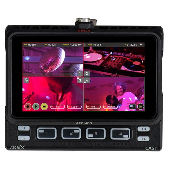 Atomos AtomX CAST 4x HDMI Switching & Streaming Dock for Ninja V/V+, Ninja Ultra