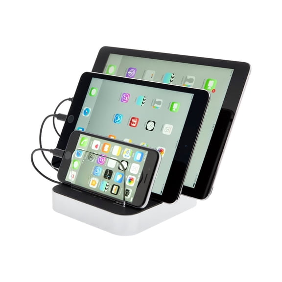 Atomi Charge Station Universal Charge Dock for Smartphones - Silver