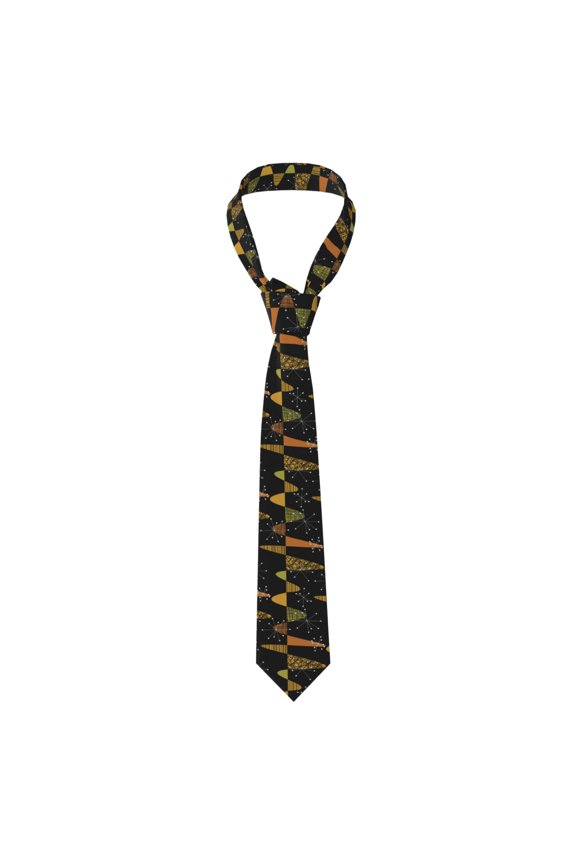 Atomic Age Geometric Mid Century Men's Formal Necktie Business Suit Accessory Ties for Weddings Banquets Office Gift