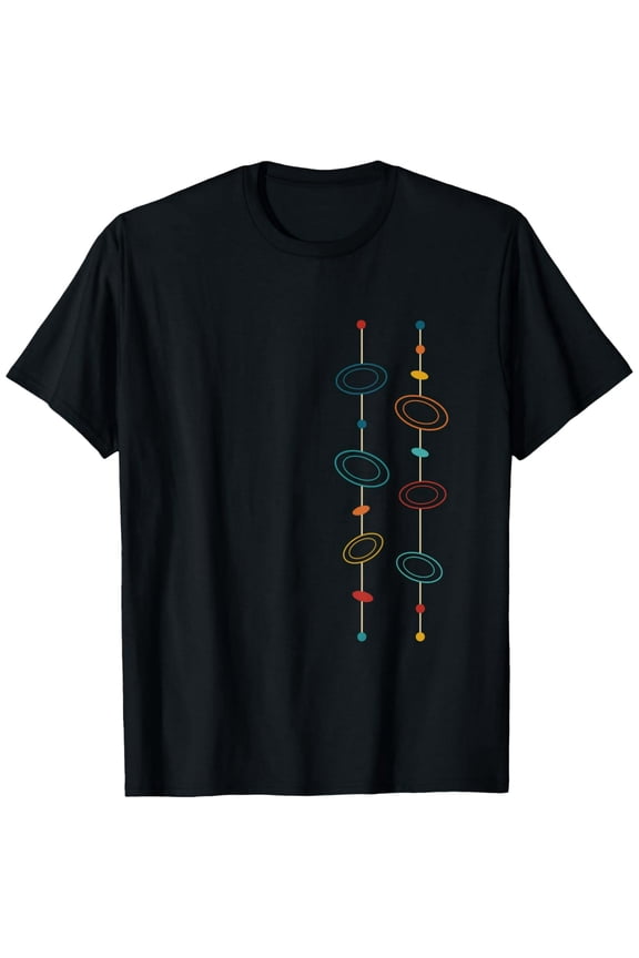 Atomic Age Mid Century Modern Pattern T-Shirt