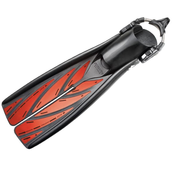 Atomic Aquatics HEC Open Heel Split Fins with Spring Strap