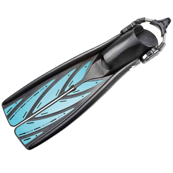 Atomic Aquatics HEC Open Heel Split Fins with Spring Strap