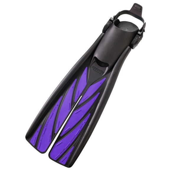Atomic Aquatics Open Heel Split Fins (Purple, Small)